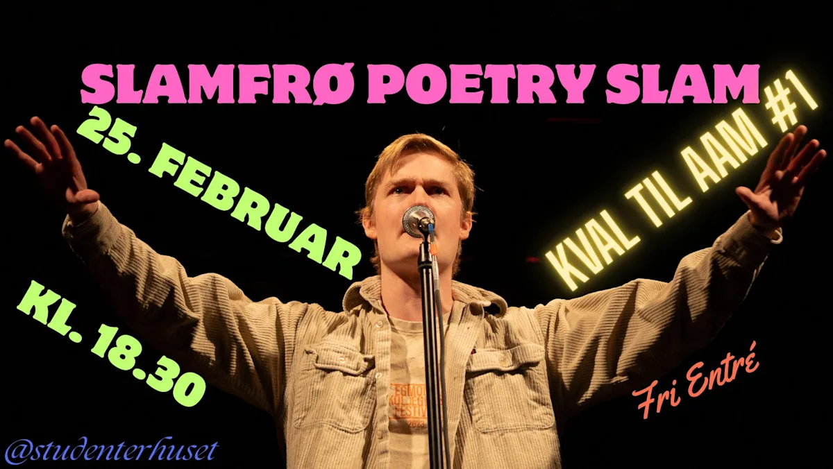 Slamfrø Poetry Slam Kval til AAM #1